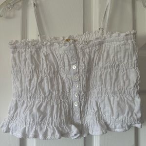 Rebellion size small ruffled crop